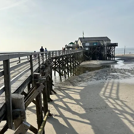 Sky & Homes Nordsee By Nature I Boxspringbett, Terrasse, Zentral, Nah Am Deich Apartmán Sankt Peter-Ording